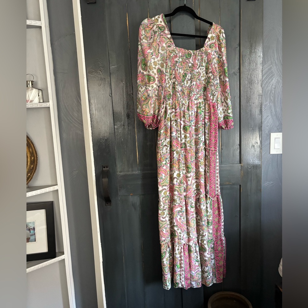 Me 2 Magic Anthropologie BOHO Maxi Dress 
Sz L - Picture 2 of 10